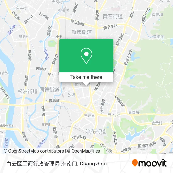白云区工商行政管理局-东南门 map