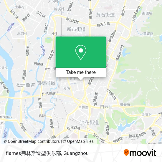 flames弗林斯造型俱乐部 map
