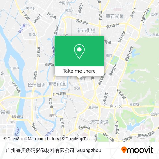 广州海滨数码影像材料有限公司 map