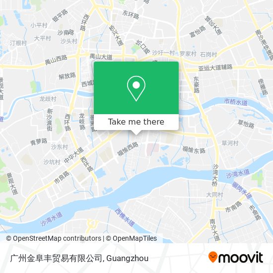 广州金阜丰贸易有限公司 map