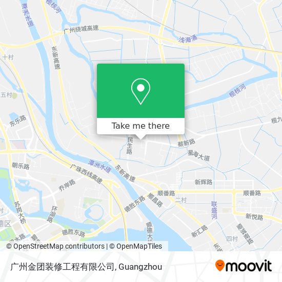 广州金团装修工程有限公司 map