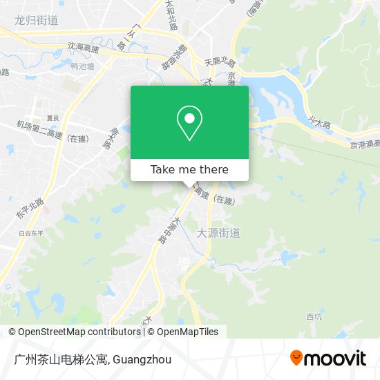 广州茶山电梯公寓 map