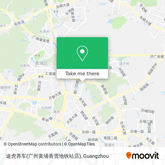 途虎养车(广州黄埔香雪地铁站店) map