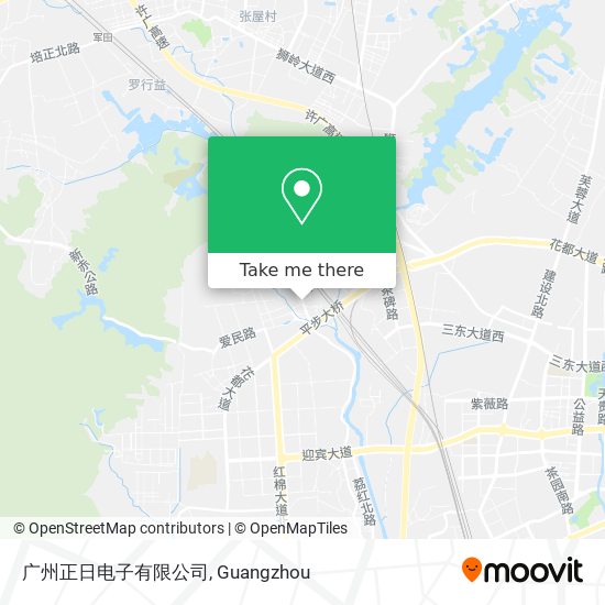 广州正日电子有限公司 map