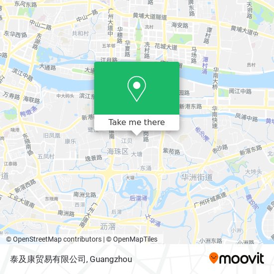 泰及康贸易有限公司 map