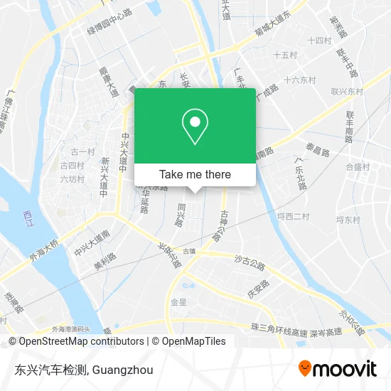 东兴汽车检测 map