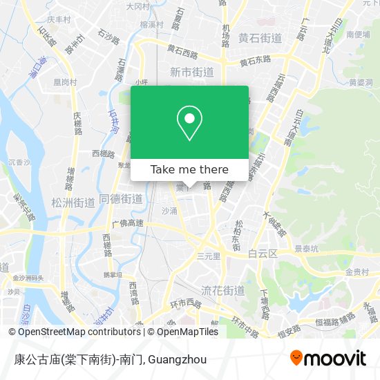 康公古庙(棠下南街)-南门 map