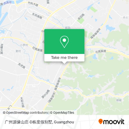 广州源缘山庄-D栋度假别墅 map