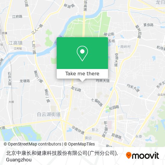 北京中康长和健康科技股份有限公司(广州分公司) map