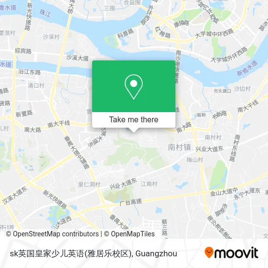 sk英国皇家少儿英语(雅居乐校区) map