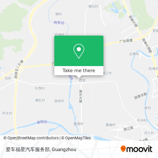 爱车福星汽车服务部 map