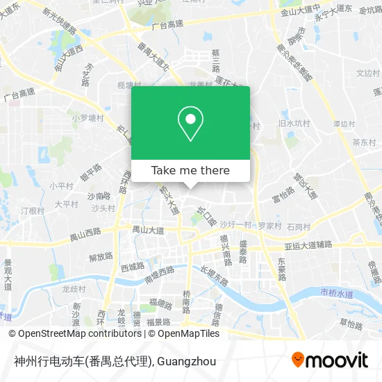 神州行电动车(番禺总代理) map