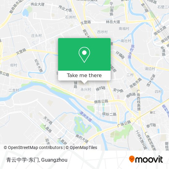 青云中学-东门 map