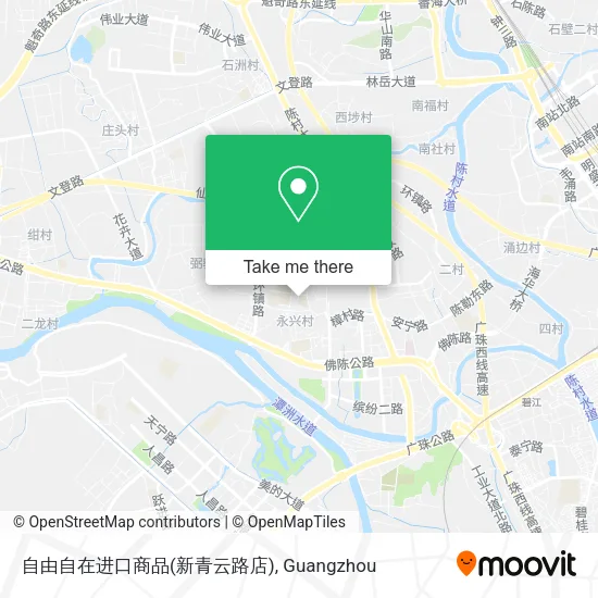 自由自在进口商品(新青云路店) map