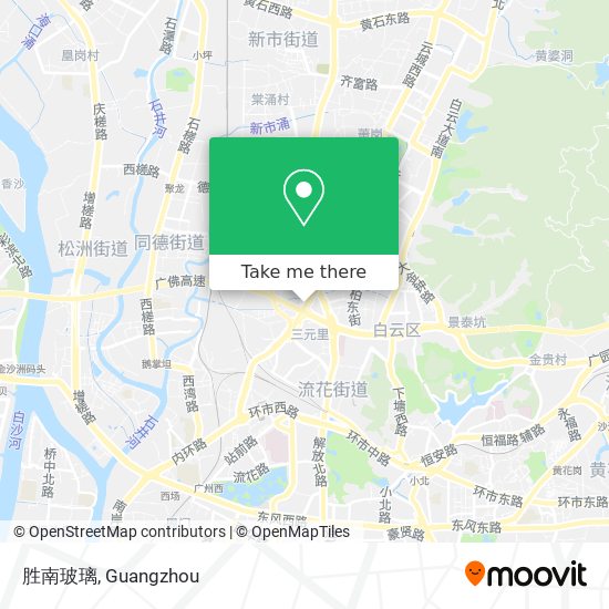 胜南玻璃 map