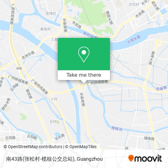 南43路(张松村-榄核公交总站) map