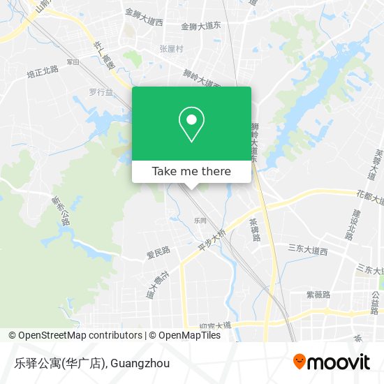乐驿公寓(华广店) map