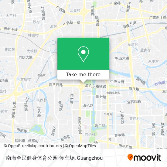 南海全民健身体育公园-停车场 map