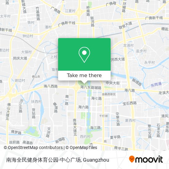 南海全民健身体育公园-中心广场 map