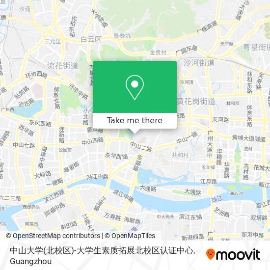 中山大学(北校区)-大学生素质拓展北校区认证中心 map