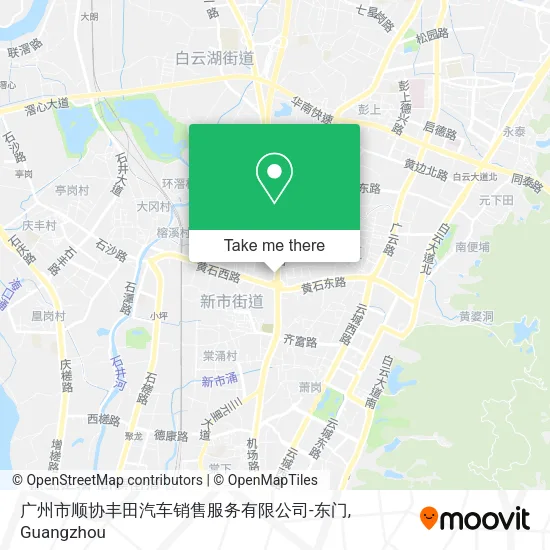 广州市顺协丰田汽车销售服务有限公司-东门 map