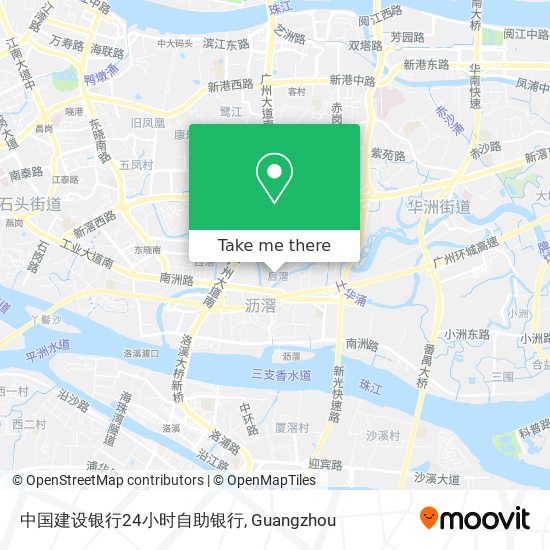 中国建设银行24小时自助银行 map