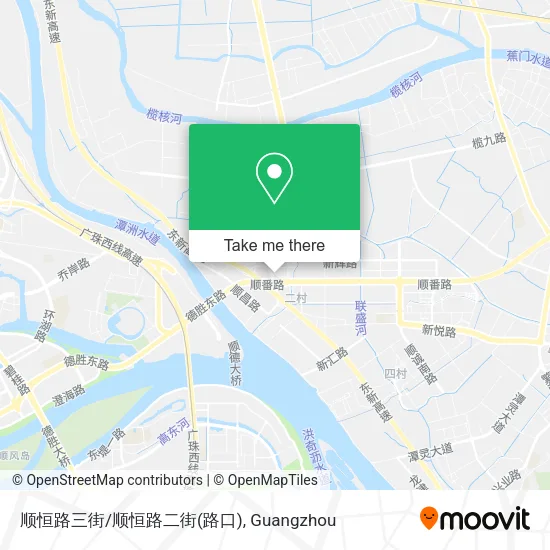 顺恒路三街/顺恒路二街(路口) map