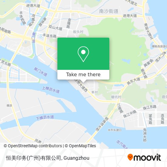 恒美印务(广州)有限公司 map