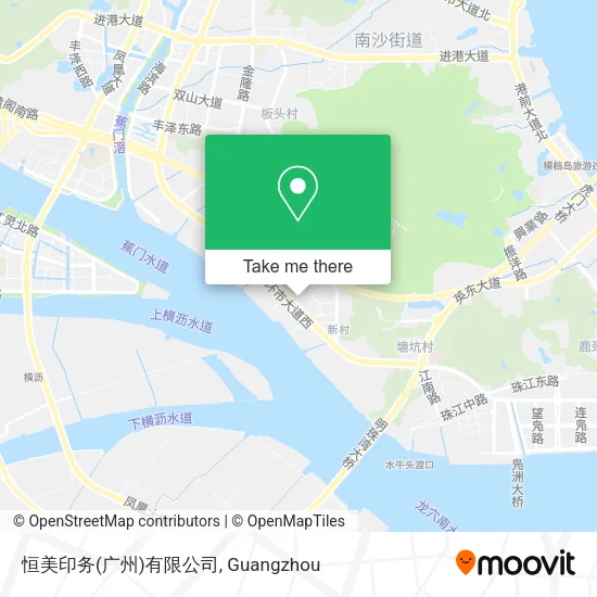 恒美印务(广州)有限公司 map