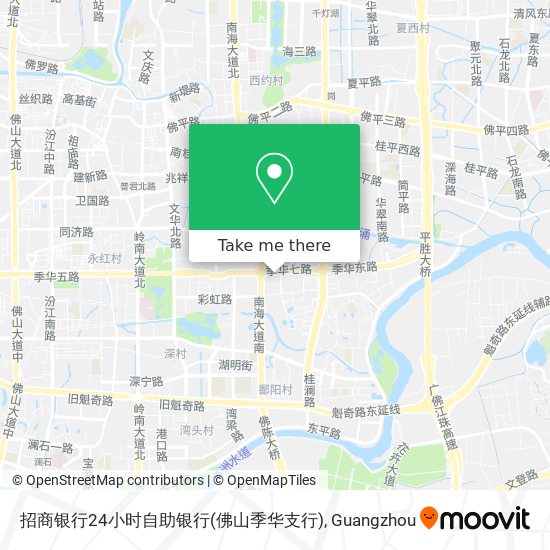 招商银行24小时自助银行(佛山季华支行) map