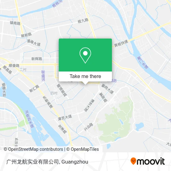 广州龙航实业有限公司 map