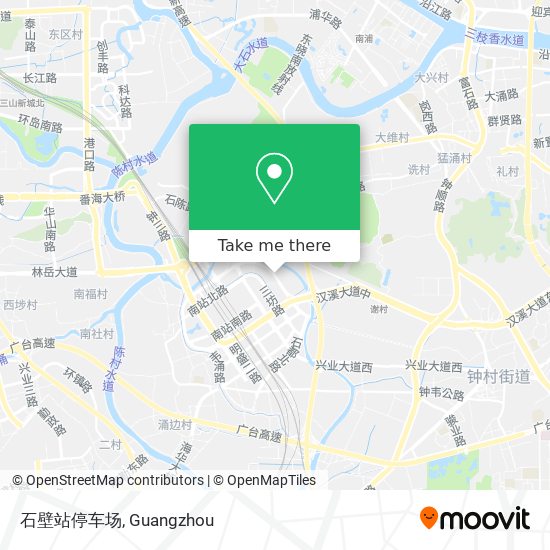 石壁站停车场 map
