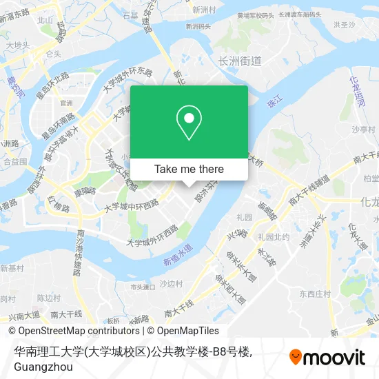 华南理工大学(大学城校区)公共教学楼-B8号楼 map