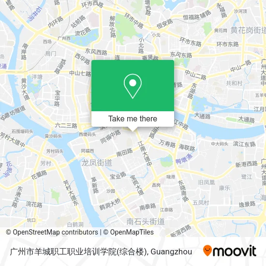 广州市羊城职工职业培训学院(综合楼) map