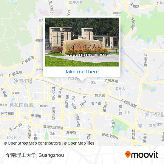 华南理工大学 map