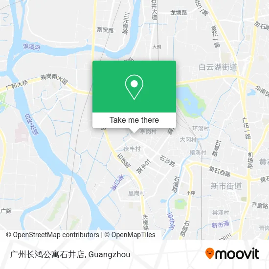 广州长鸿公寓石井店 map