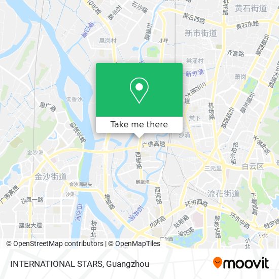 INTERNATIONAL STARS map