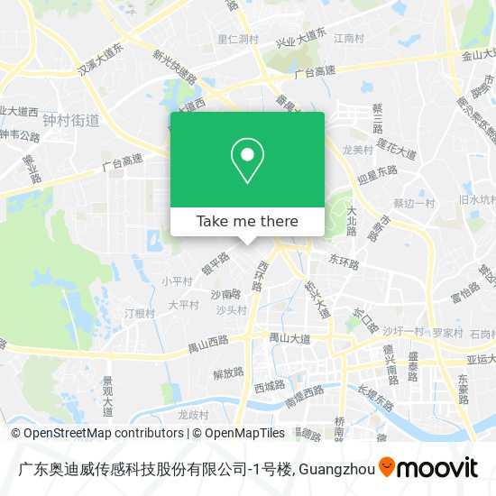 广东奥迪威传感科技股份有限公司-1号楼 map