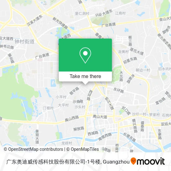 广东奥迪威传感科技股份有限公司-1号楼 map