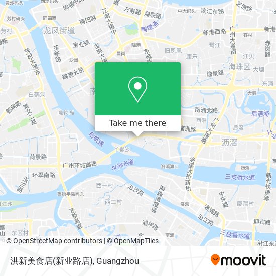 洪新美食店(新业路店) map