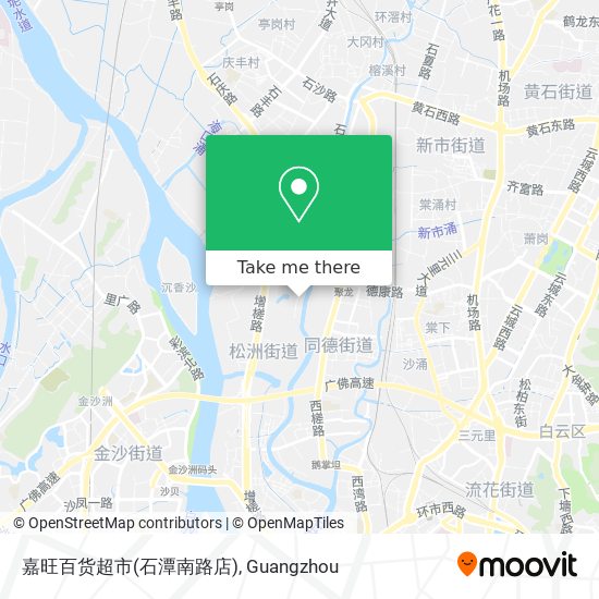 嘉旺百货超市(石潭南路店) map