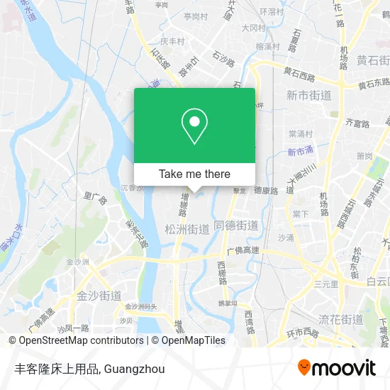 丰客隆床上用品 map