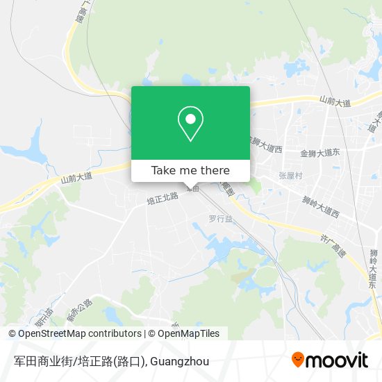 军田商业街/培正路(路口) map