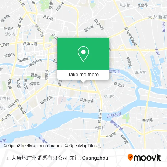 正大康地广州番禹有限公司-东门 map