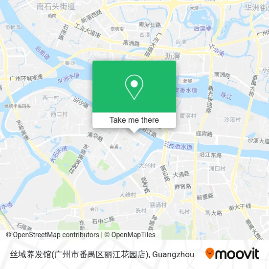 丝域养发馆(广州市番禺区丽江花园店) map