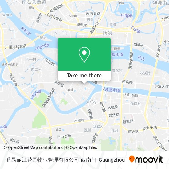 番禺丽江花园物业管理有限公司-西南门 map