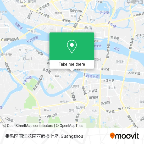 番禺区丽江花园丽彦楼七座 map