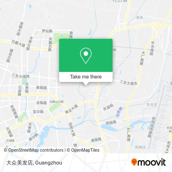 大众美发店 map