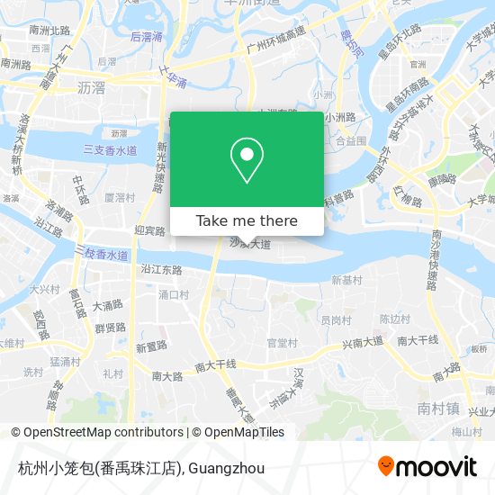 杭州小笼包(番禹珠江店) map