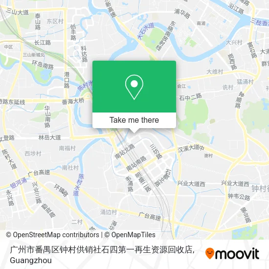 广州市番禺区钟村供销社石四第一再生资源回收店 map